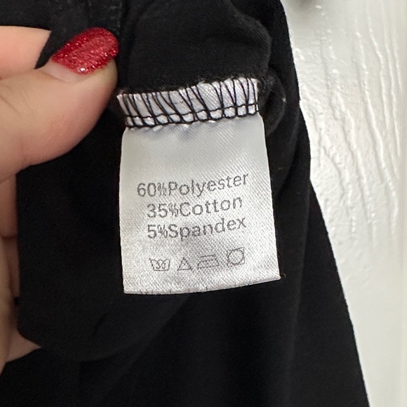 Black Women's Short Sleeve Tee - Picture 2 of 4